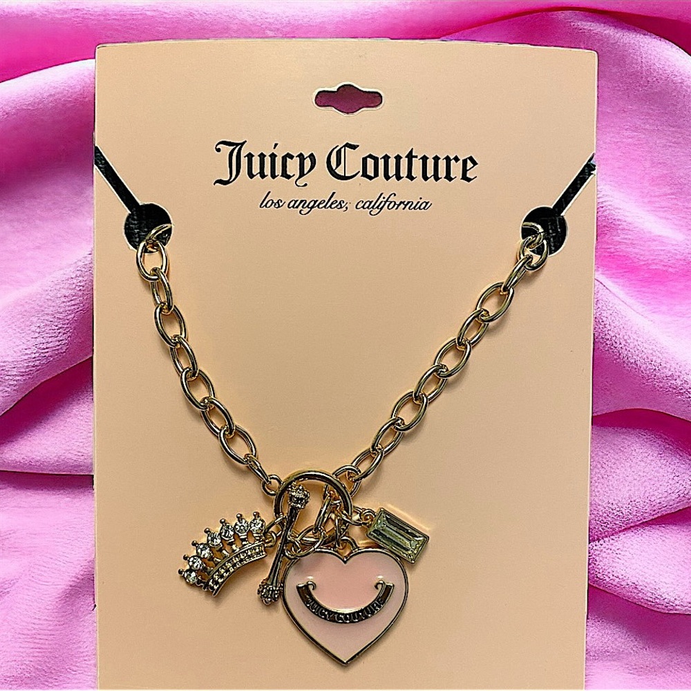 Juicy Couture - Heart & Charms Pendant Necklace